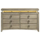 Giselle - 8-Drawer Dresser - Rustic Beige