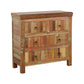 Harper - 4-Drawer Accent Cabinet Reclaimed Wood - Brown