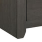 Sasha - 3 - Drawer Nightstand With Usb - Gray