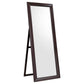 Phoenix - Rectangular Standing Floor Mirror - Black