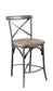 Kaelyn II - Counter Height Chair (Set of 2) - Gray Oak & Sandy Gray