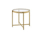 Charrot - End Table - Gold Finish