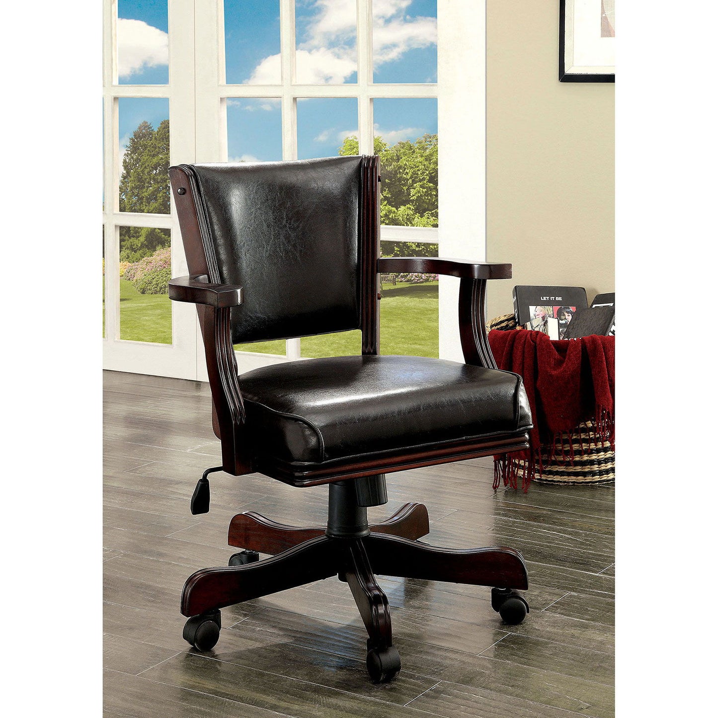 Rowan - Height - Adjustable Arm Chair - Cherry