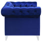 Bleker - Tufted Tuxedo Arm Chair - Blue