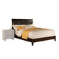 Tyler - Twin Bed - Black PU & CapPUccino