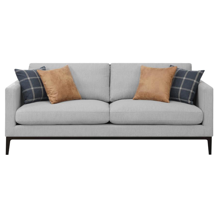 Apperson - Cushioned Back Sofa - Light Gray