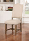 Julia - Side Chair (Set of 2) - Light Oak / Beige