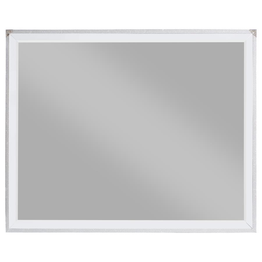 Larue - Rectangular Dresser Mirror - Silver