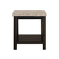 Kansas - 4274 End Table - Espresso