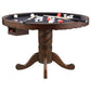 Turk - 5-Piece Dining And Game Table Set - Tobacco