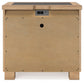 Galliden - Light Brown - Two Drawer Night Stand