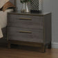 Manvel - Nightstand - Two-Tone Antique Gray