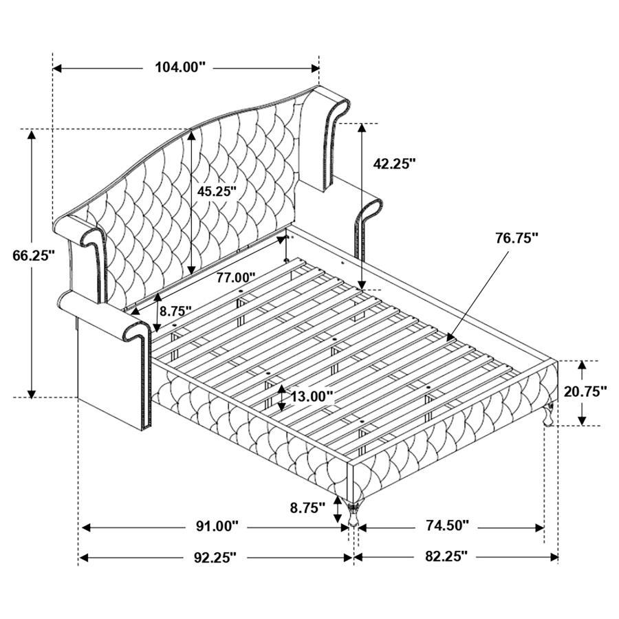 Deanna - Tufted Upholstered Bed