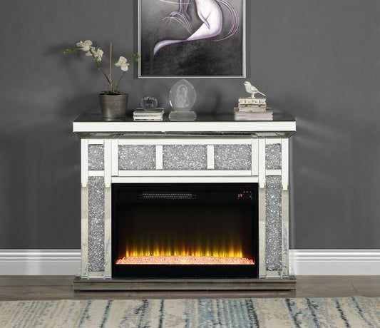 Noralie - Fireplace - Mirrored - 32"