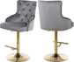 Claude - Adjustable Stool with Gold Base
