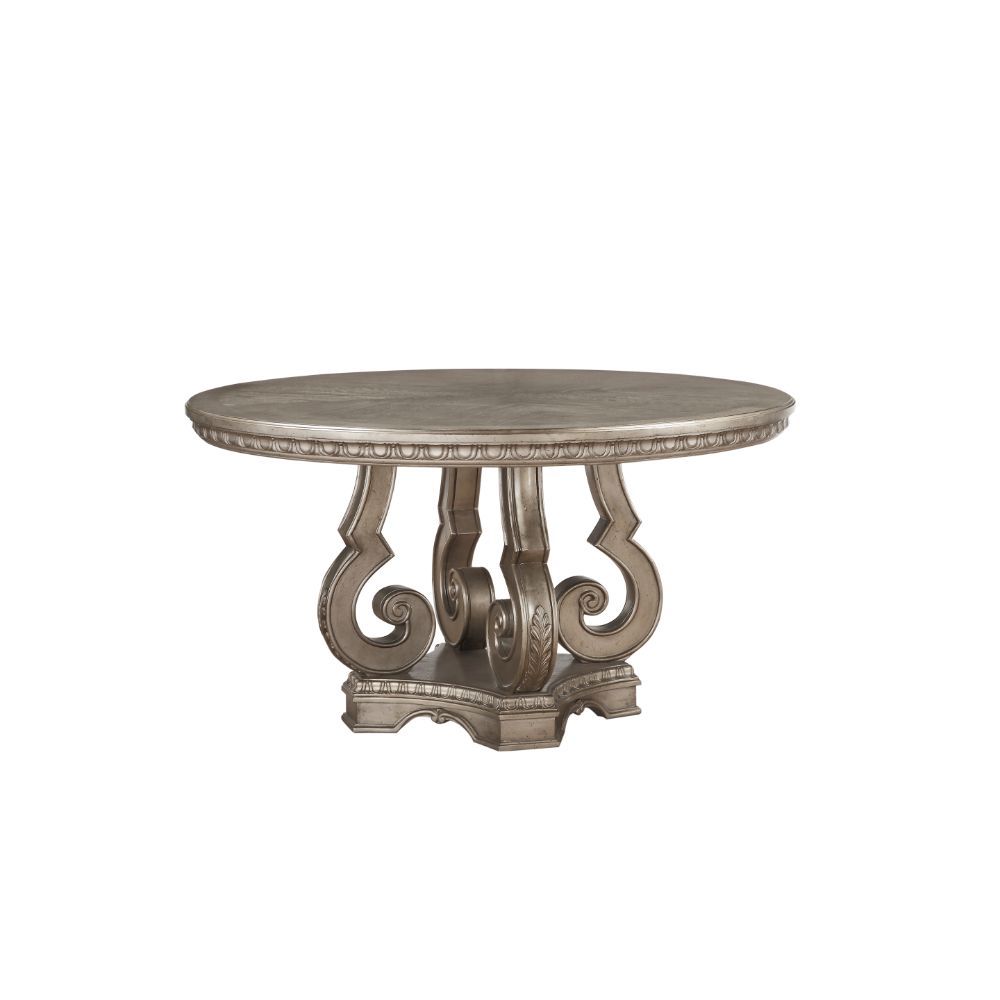 Northville - Dining Table - Antique Silver