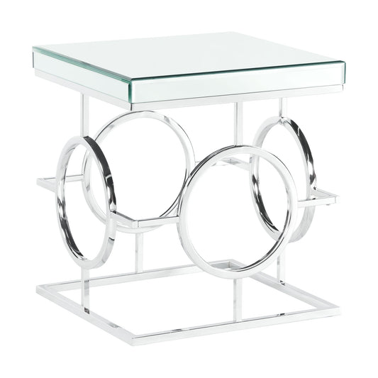 Pearl - End Table - Chrome