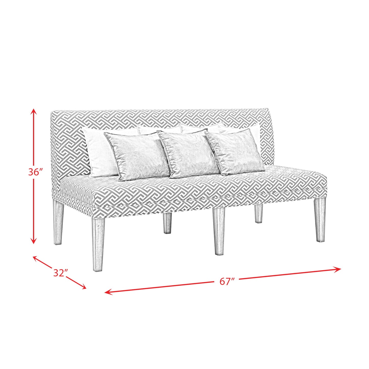 Gramercy - Upholstered Dining Settee