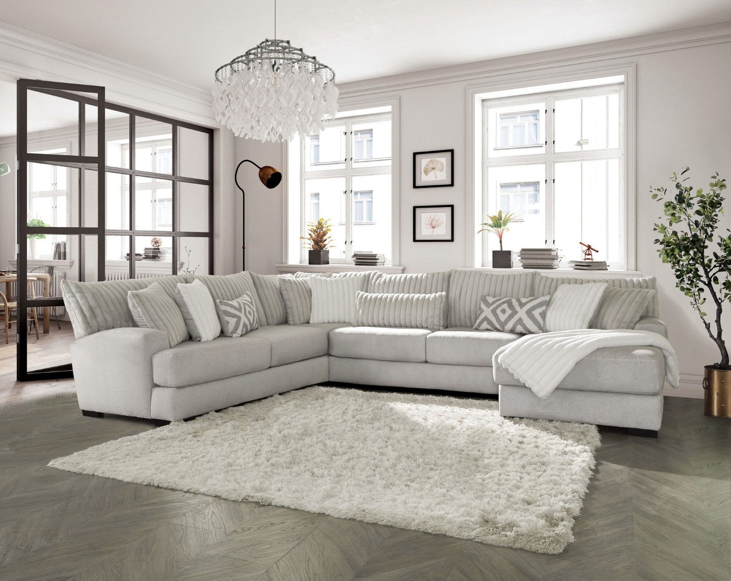 Hermiston - Sectional - Gray