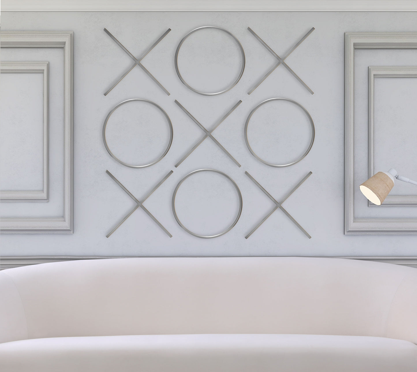 XOXO - Wall Decor - Pearl Silver