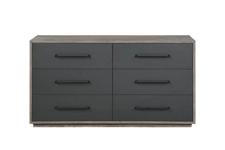 Estevon - Dresser - Gray Oak Finish