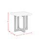 Morris - 2 Piece Occasional Marble Table Set - White