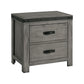 Wade - 2-Drawer Nightstand - Black Finish