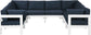 Nizuc - Outdoor Patio Modular Sectional 8 Piece - Navy