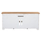 Farmhouse Reimagined - Entertainment TV Stand - White