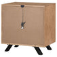 Taylor - 2-Drawer Rectangular Nightstand With Dual USB Ports - Light Honey Brown