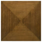 Westerly - Square Wood Coffee Table With Diamond Parquet - Walnut