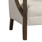 Hopkins - Accent Chair With Brown Frame