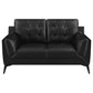 Moira - Upholstered Tufted Living Room Set With Track Arms
