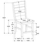 Newport - Ladder Back Dining Side Chair (Set of 2) - Black