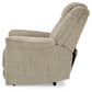 Hindmarsh - Stone - Power Recliner/ Adj Headrest