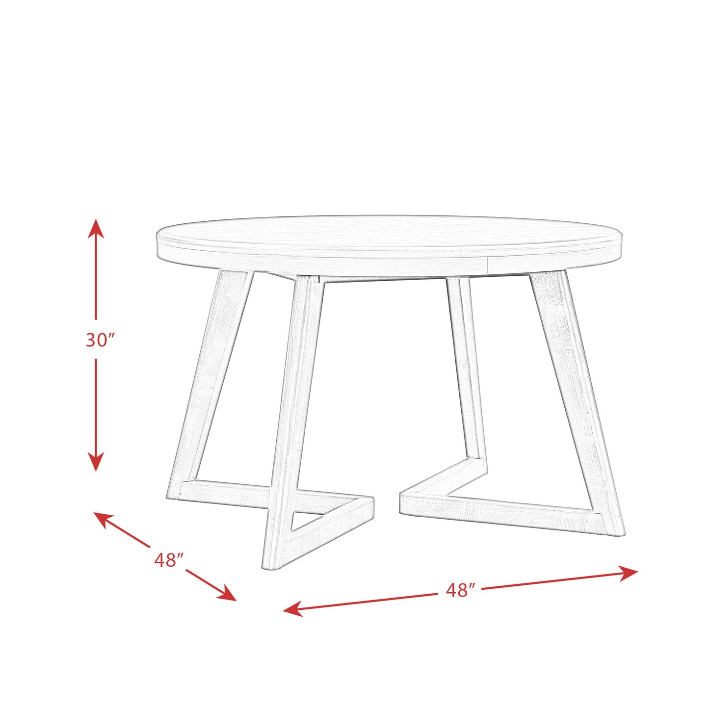 Cross - Round Dining Table