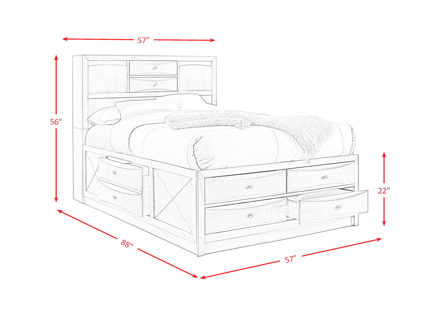 Emily - Storage Bedroom Set