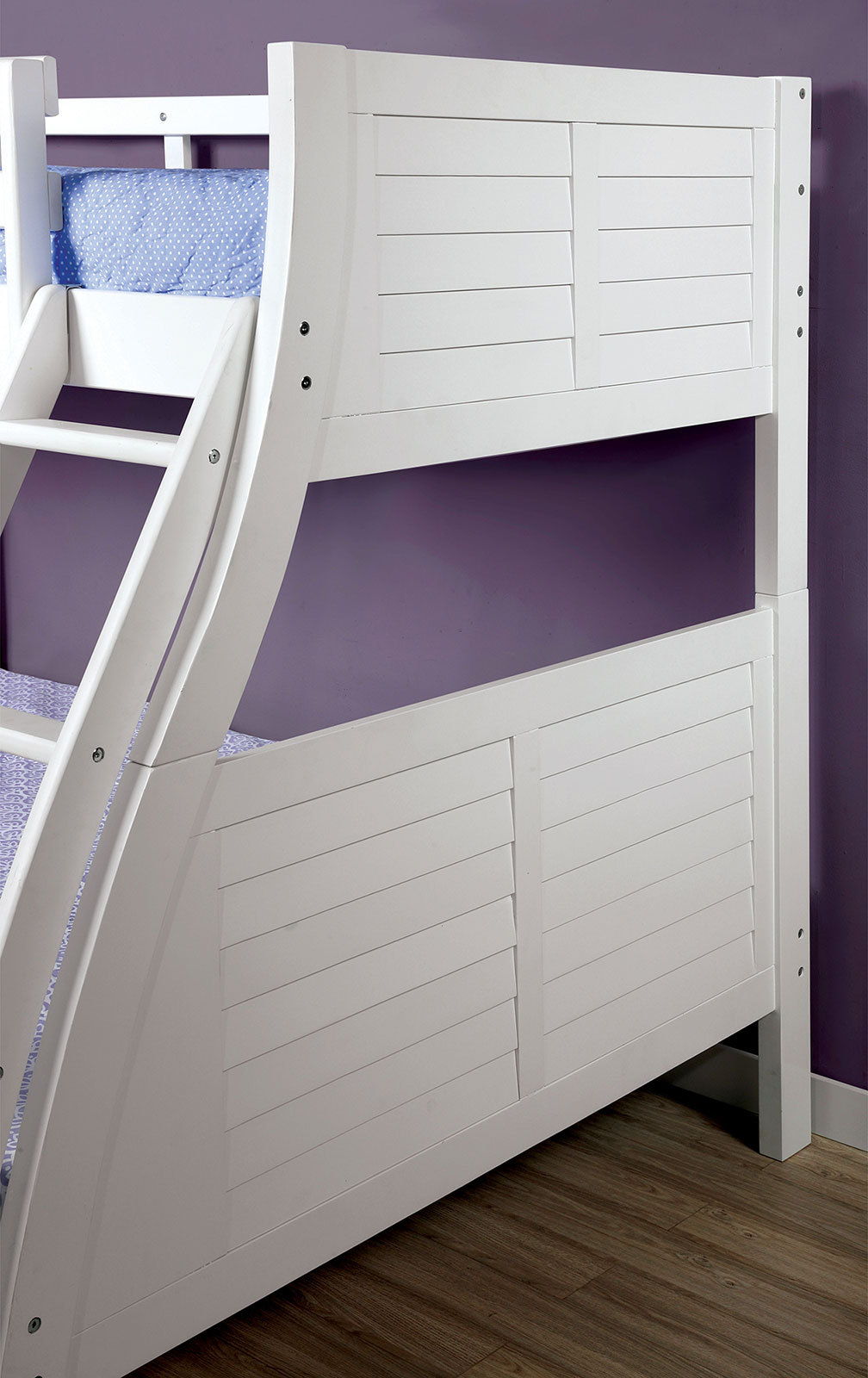 Hoople - Twin/Full Bunk Bed - White