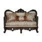 Devayne - Loveseat - Fabric & Dark Walnut