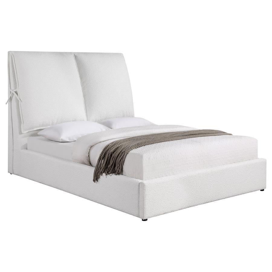 Gwendoline - Upholstered Platform Bed With Pillow Headboard