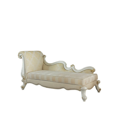 Picardy - Chaise - Antique Pearl & Fabric