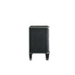 House - Beatrice Nightstand - Charcoal & Light Gray Finish