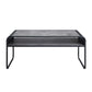 Raziela - Coffee Table - Concrete Gray & Black Finish