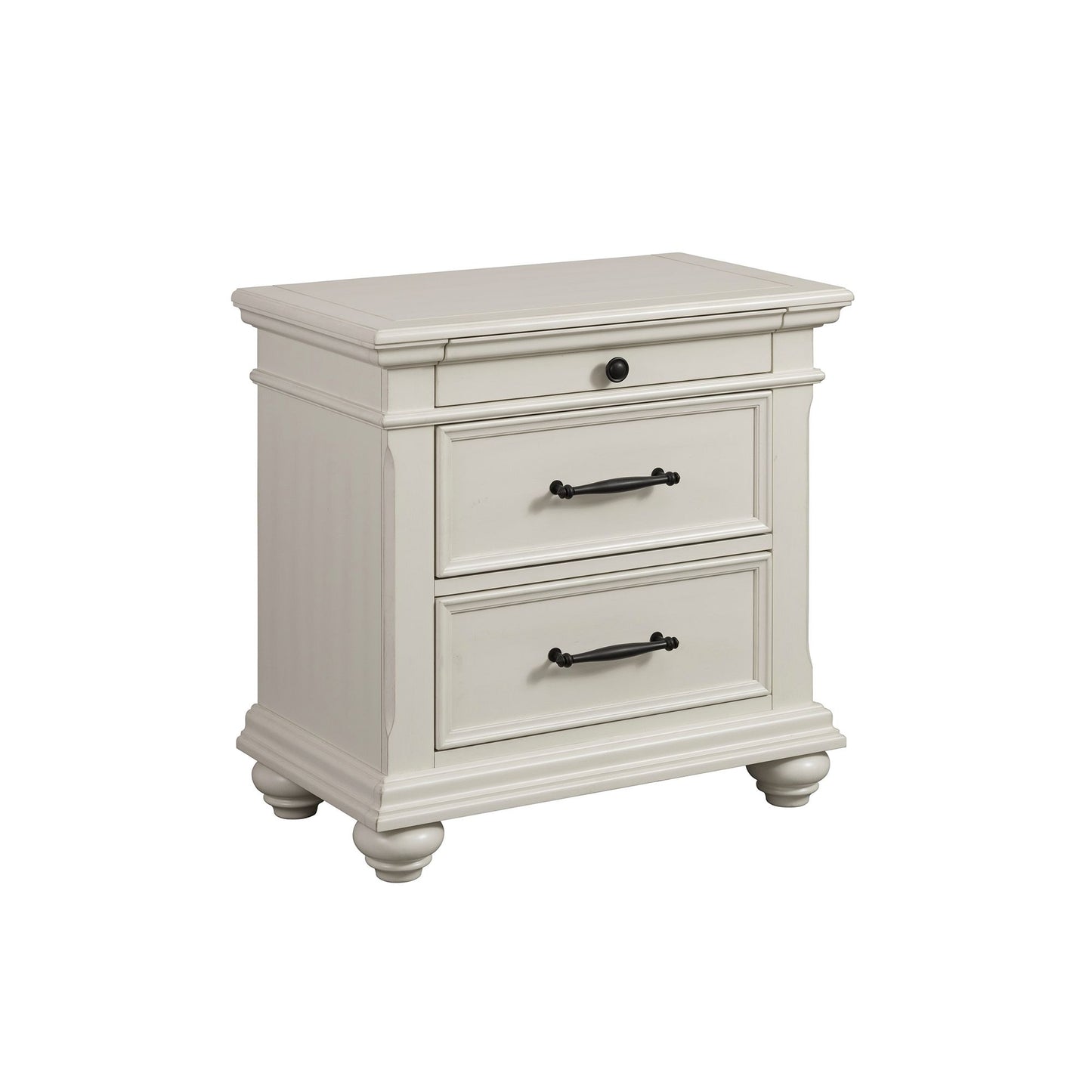 Slater - 3-Drawer Nightstand With Usb Ports