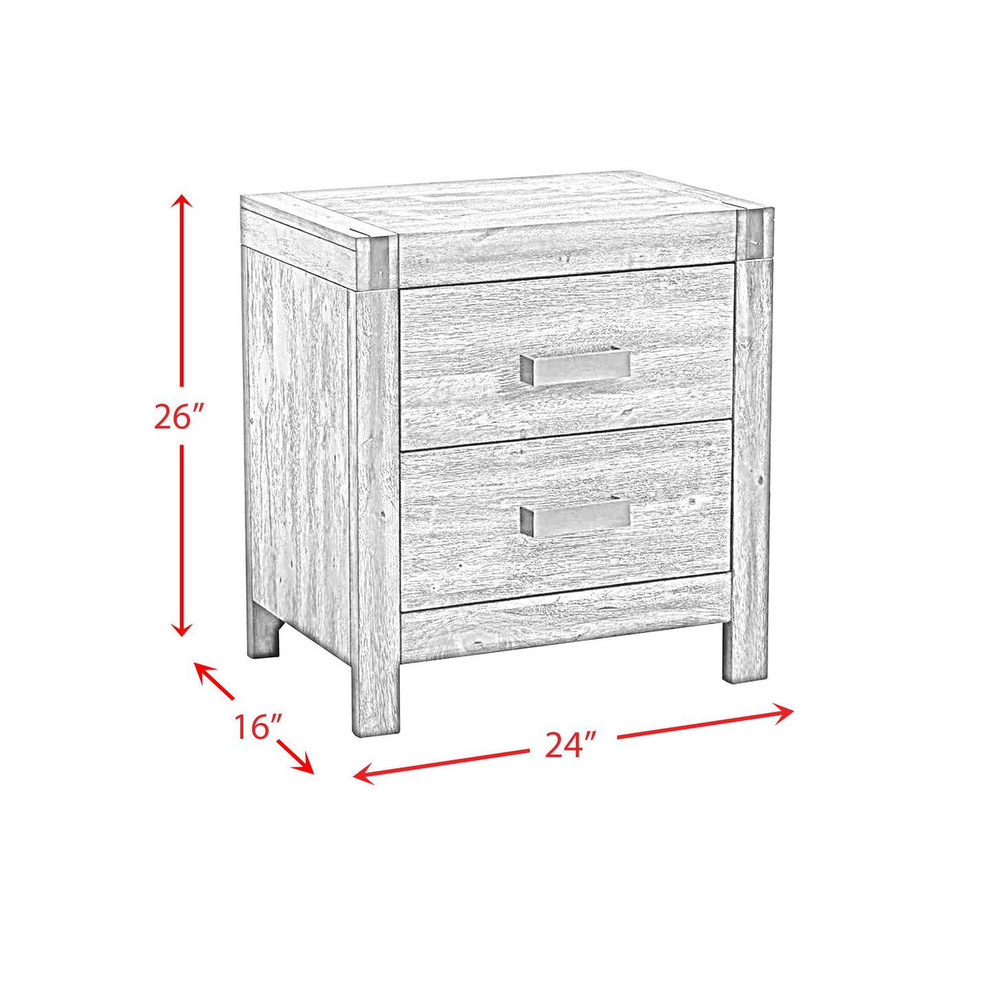 Warner - Nightstand - Chestnut