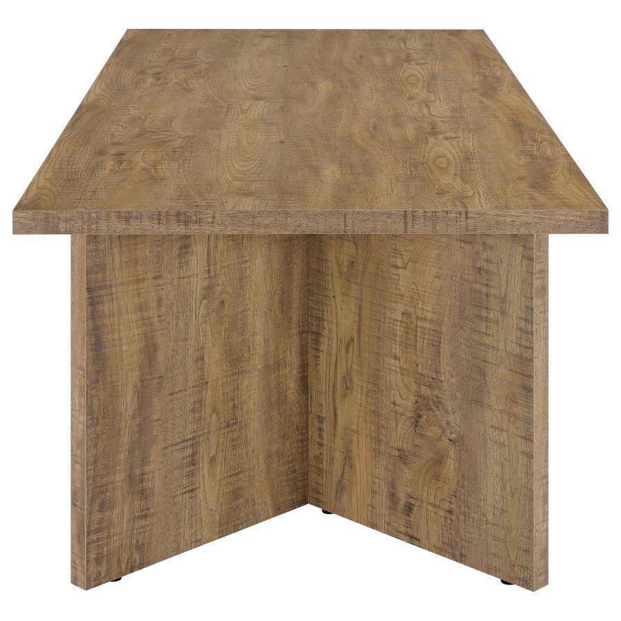 Jamestown - Rectangular Engineered Wood Dining Table With Decorative Laminate - Mango Brown