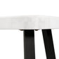 Trinity - Marble Top End Table - White - 26"