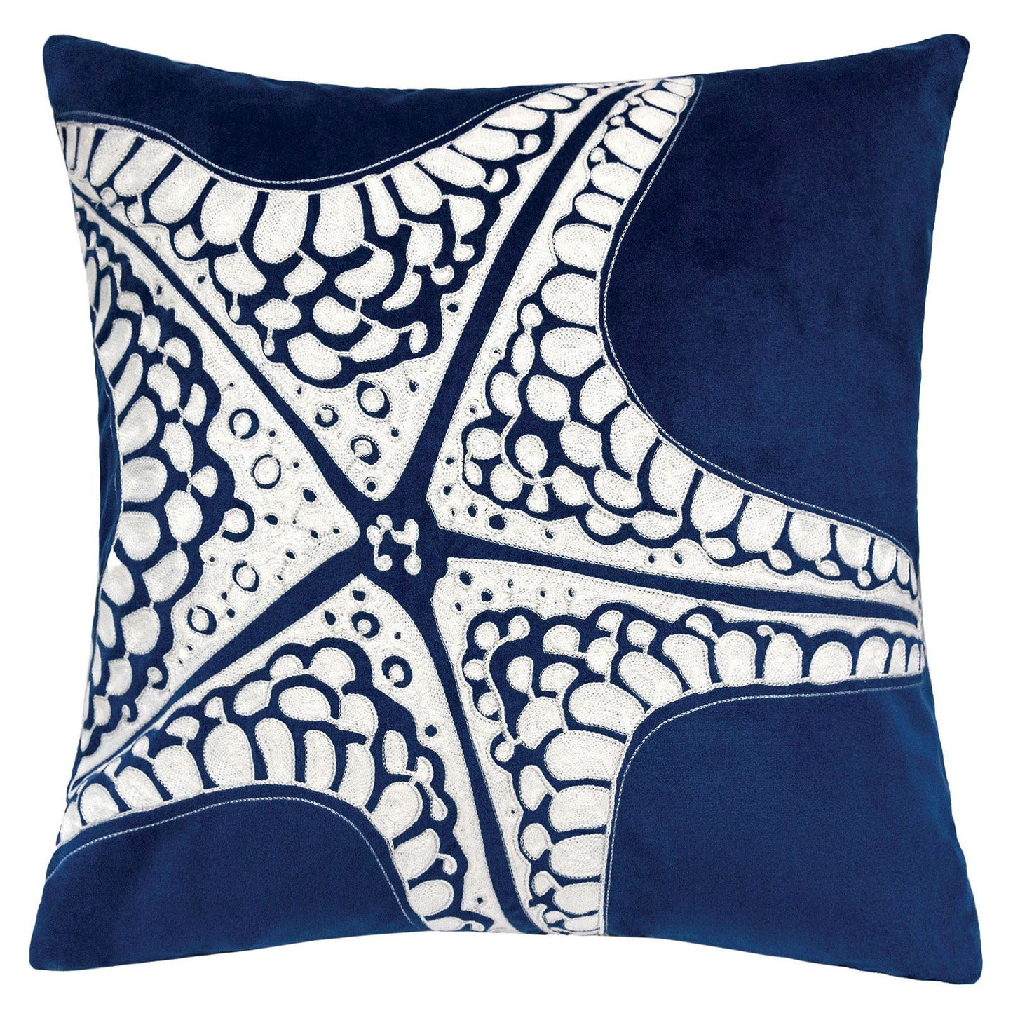 Jude - Pillow (Set of 2) - White / Blue