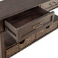 Mill Creek - 2 Drawer Sofa Table - Dark Brown