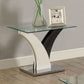 Sloane - End Table - White / Dark Gray